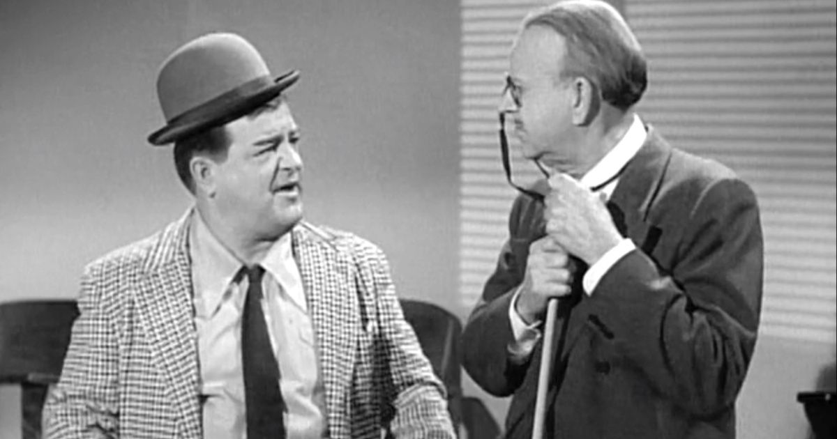 A scene from The Abbott and Costello Show