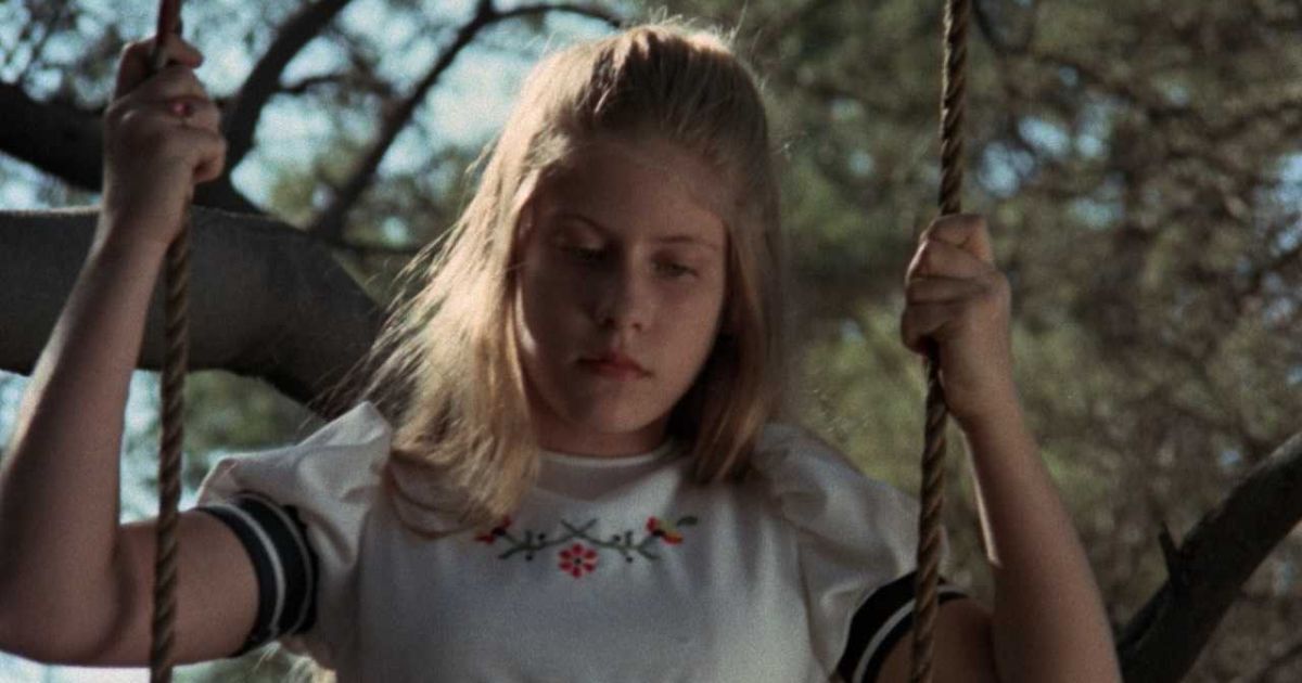 The Child 1977 movie with a girl on a swing