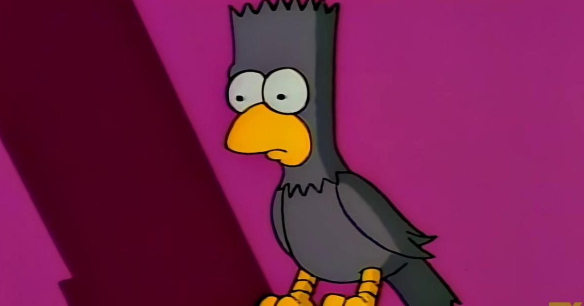 The Simpsons Raven Bart