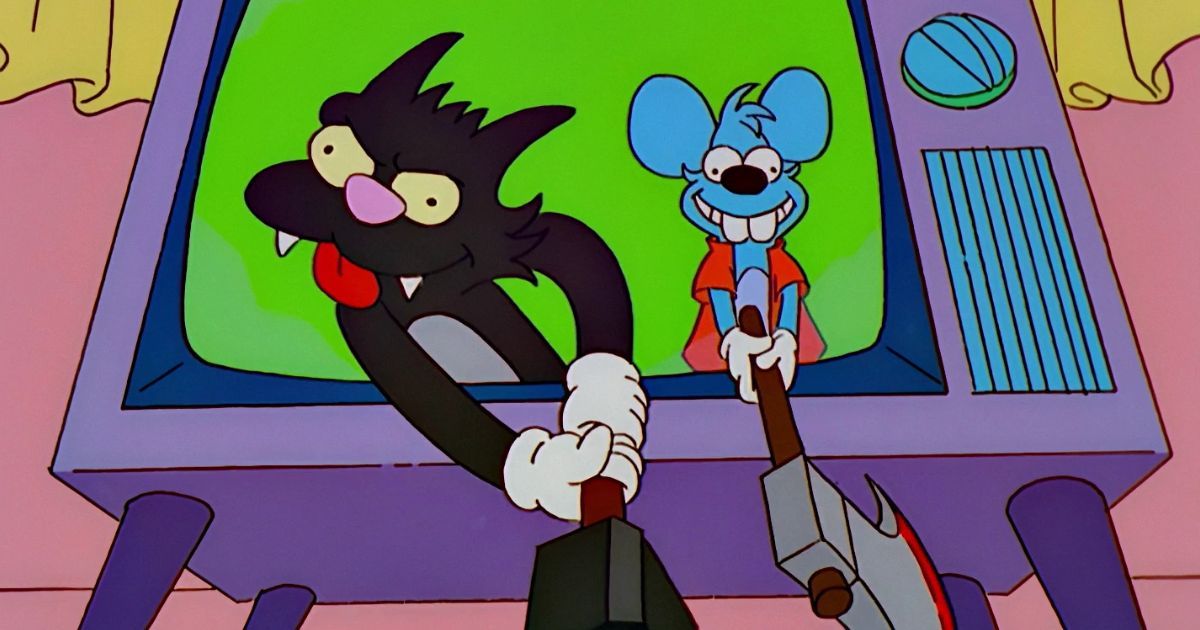 Itchy and Scratchy in The Simpsons Treehouse of Horror IX