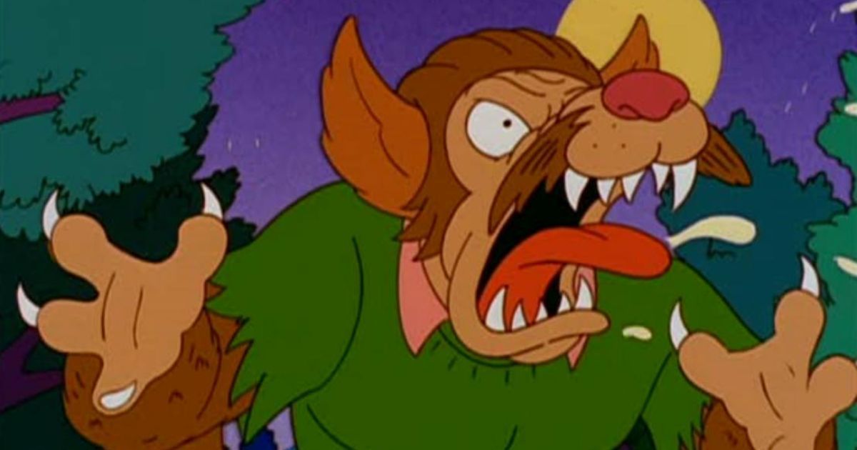 Ned Flanders as a Werewolf in The Simpsons Treehouse of Horror X-1