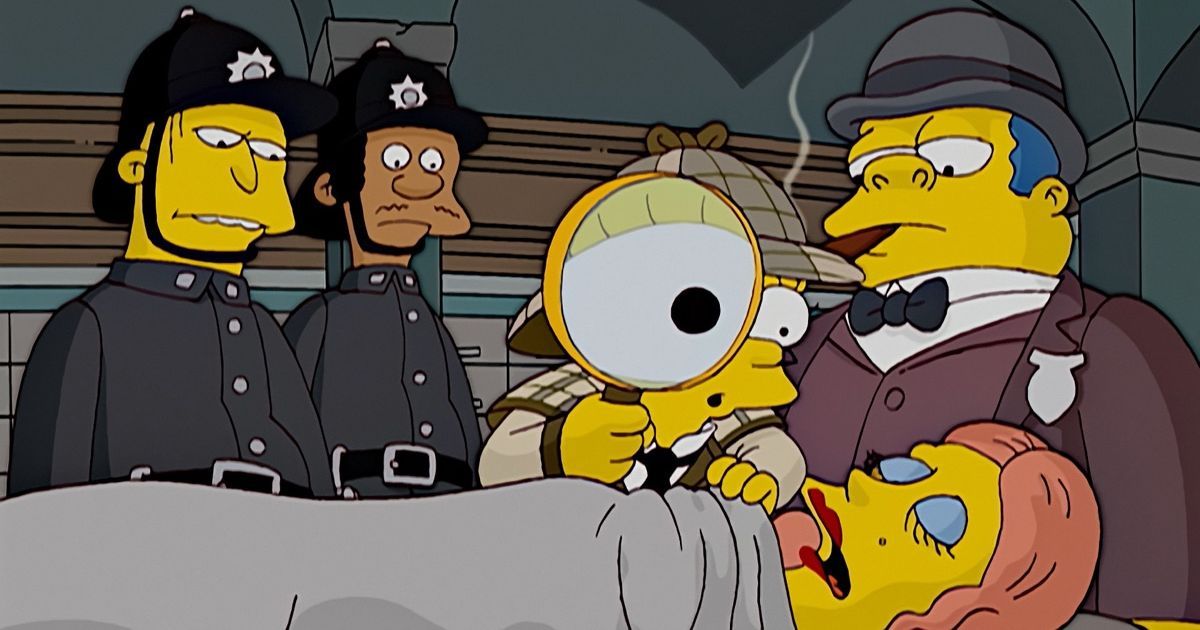 A still from The Simpsons Treehouse of Horror XV