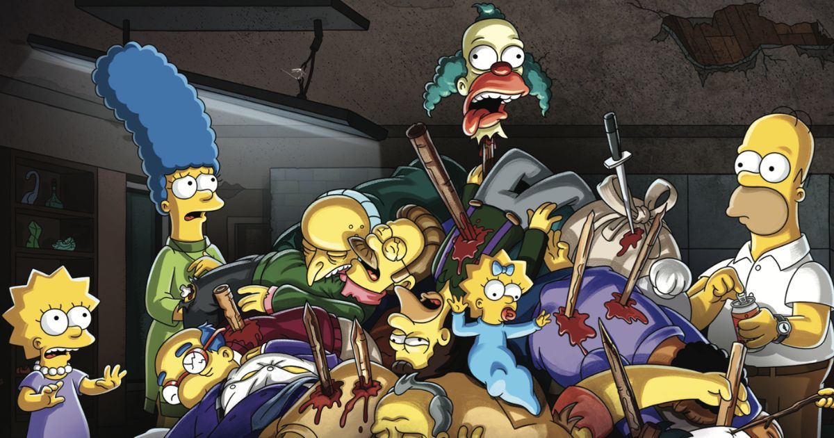 Lisa, Marge and Homer in The Simpsons Treehouse of Horror XXXII