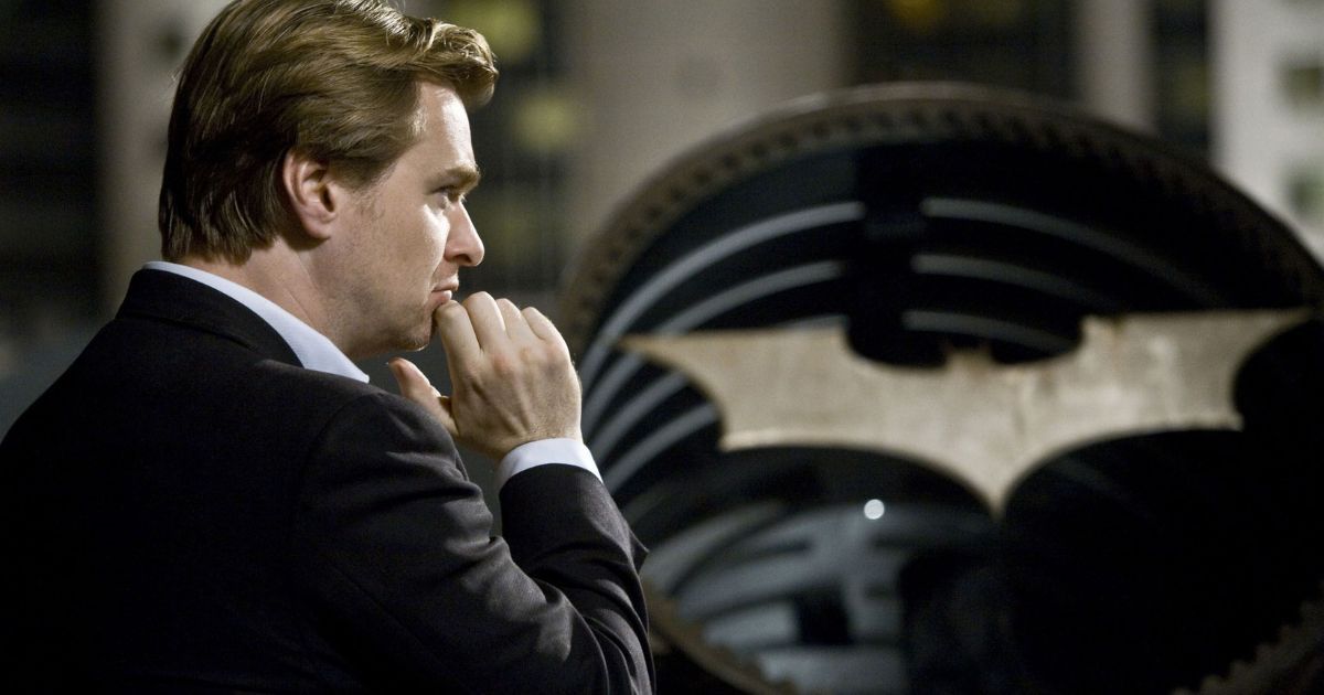 Christopher Nolan filming Batman Begins.