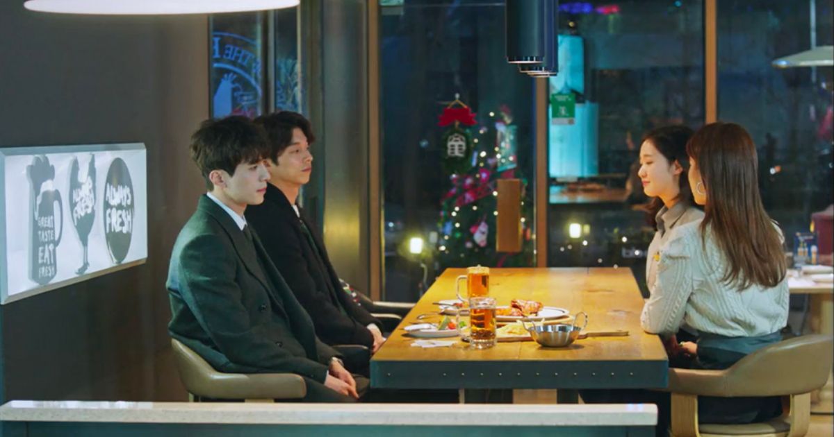 Lee Dong-wook, Gong Yoo, Kim Go-eun, and Yoo In-na in Goblin