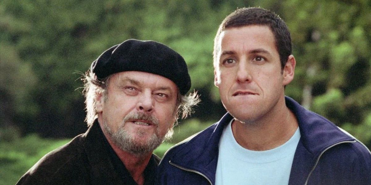 Jack Nicholson as Buddy and Adam Sandler as Dave in Anger Management