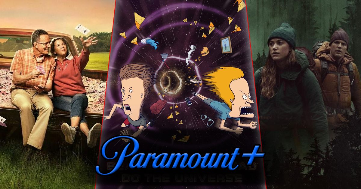 Split image of Jerry And Marge Go Large, Beavis and Butthead Do The Universe, and Significant Other on Paramount+