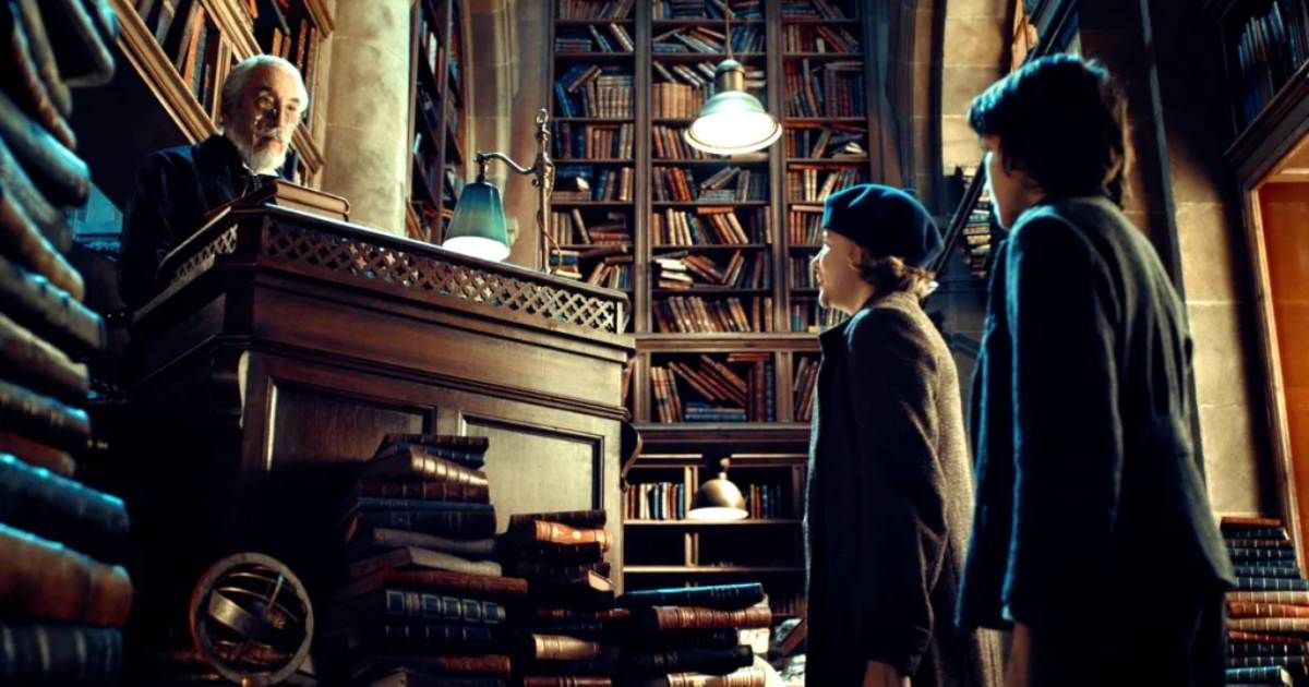 children at a library in martin scorsese's hugo
