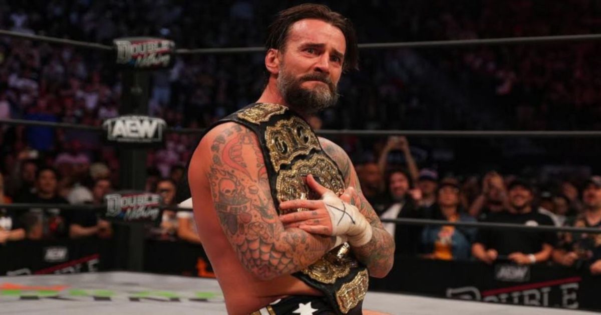 CM Punk Winning The World Championship in AEW