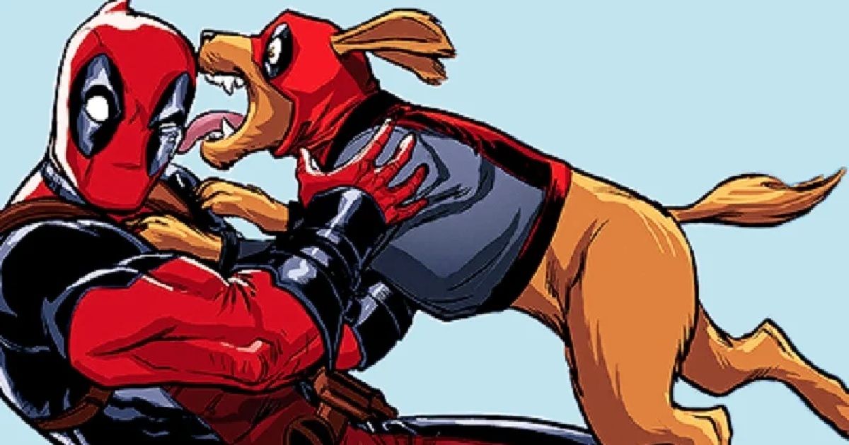 Dogpool with Deadpool from his comic book appearance