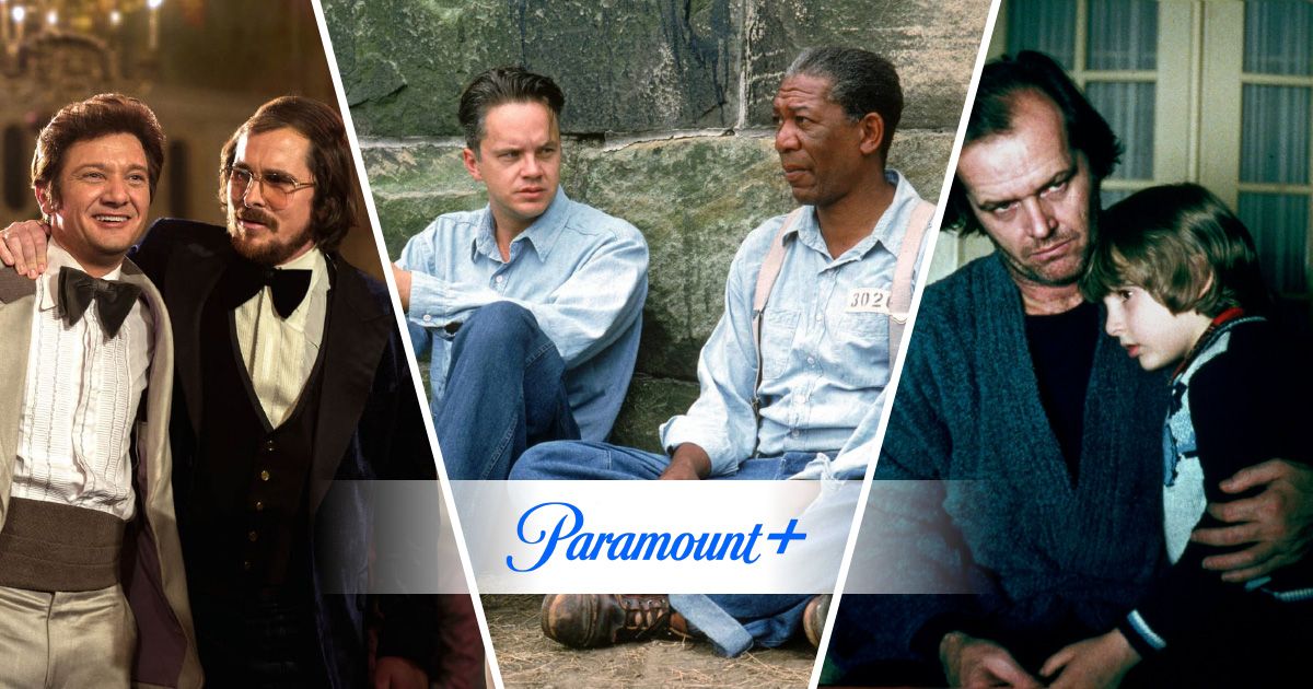 An edit of three movies coming to An edit of three movies coming to Paramount+ in December 2023, including The Shining, Shawshank Redemption, and American Hustleunt+ in December 2023 including The Shining, Shawshank Redemption, and American Hustle