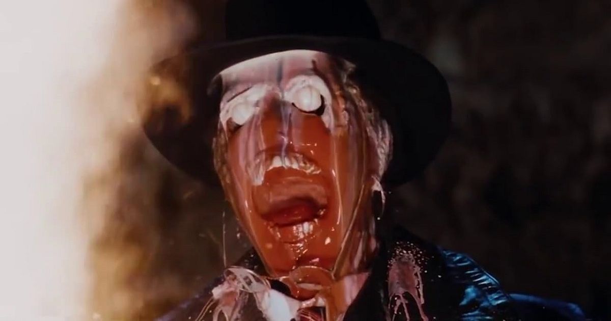 face melting special effect in Raiders of the Lost Ark