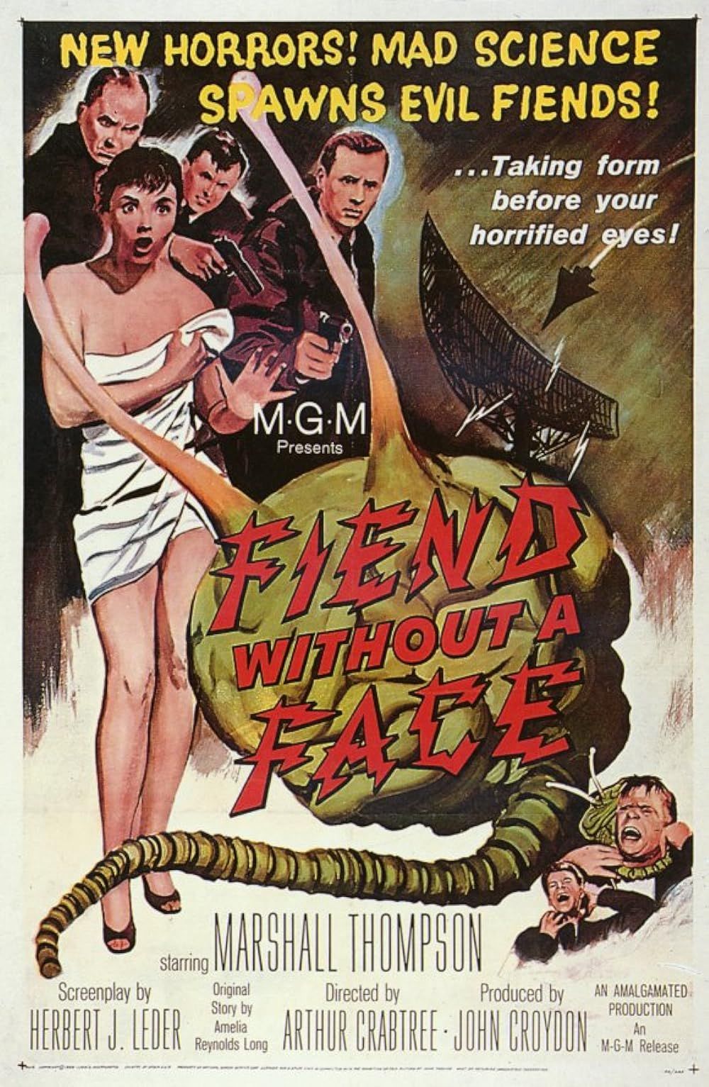 Fiend Without a Face poster