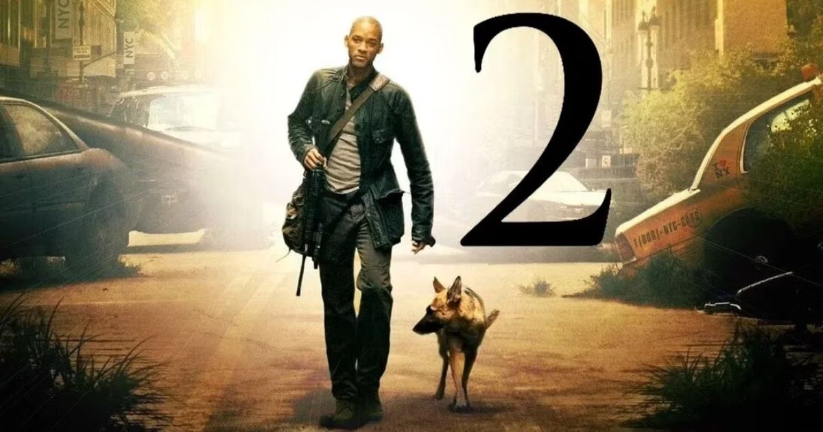 I Am Legend 2 Will Smith walks with his dog