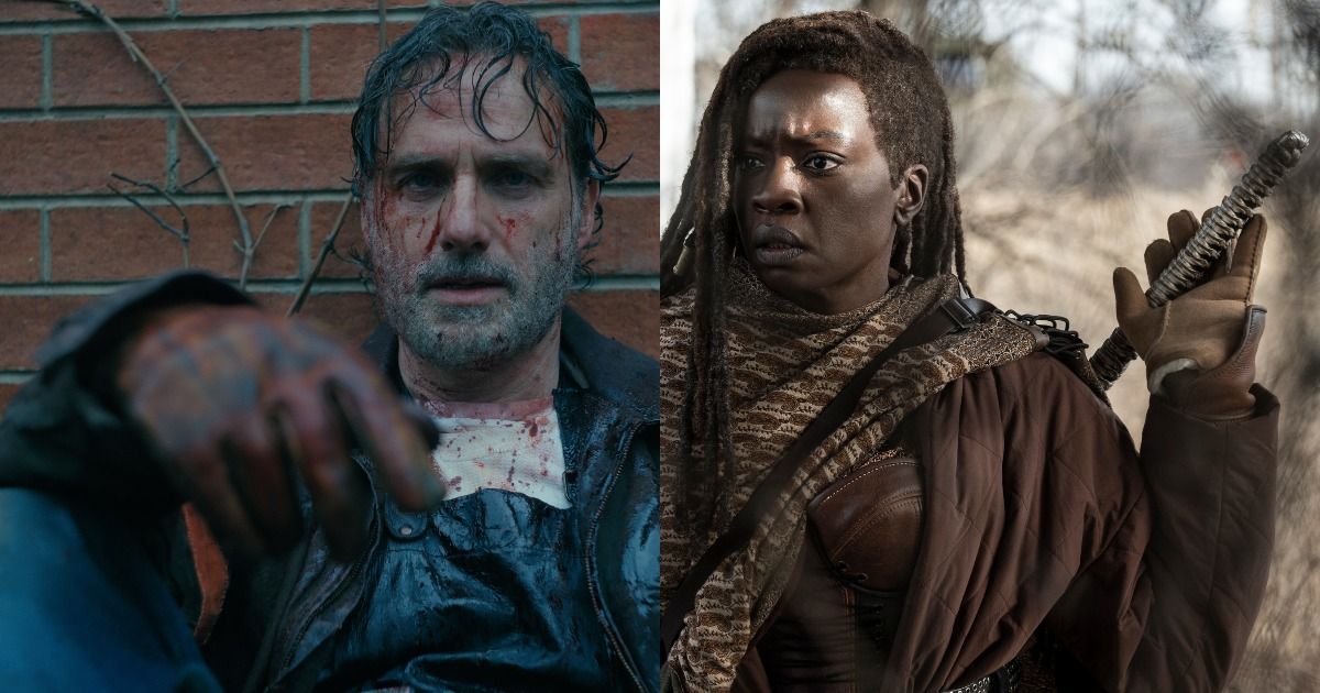 Rick Grimes and Michonne in The Walking Dead: The Ones Who Live