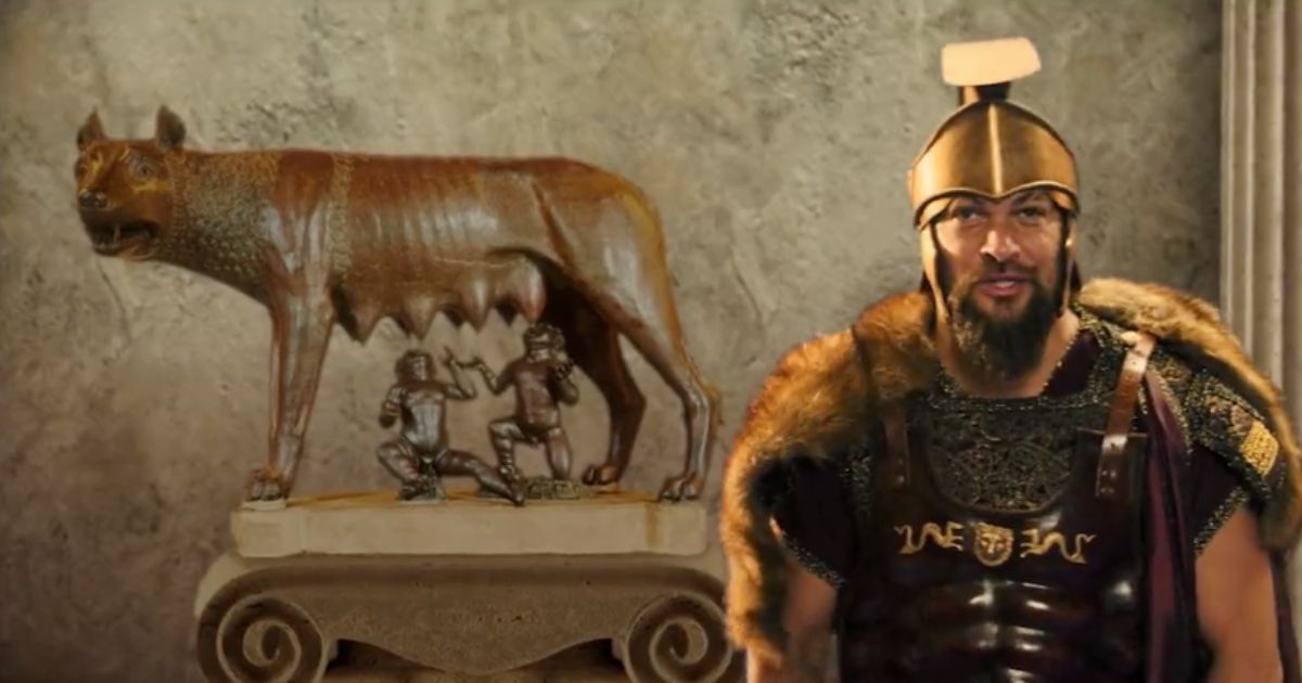 Jason Momoa as a Roman Soldier in SNL