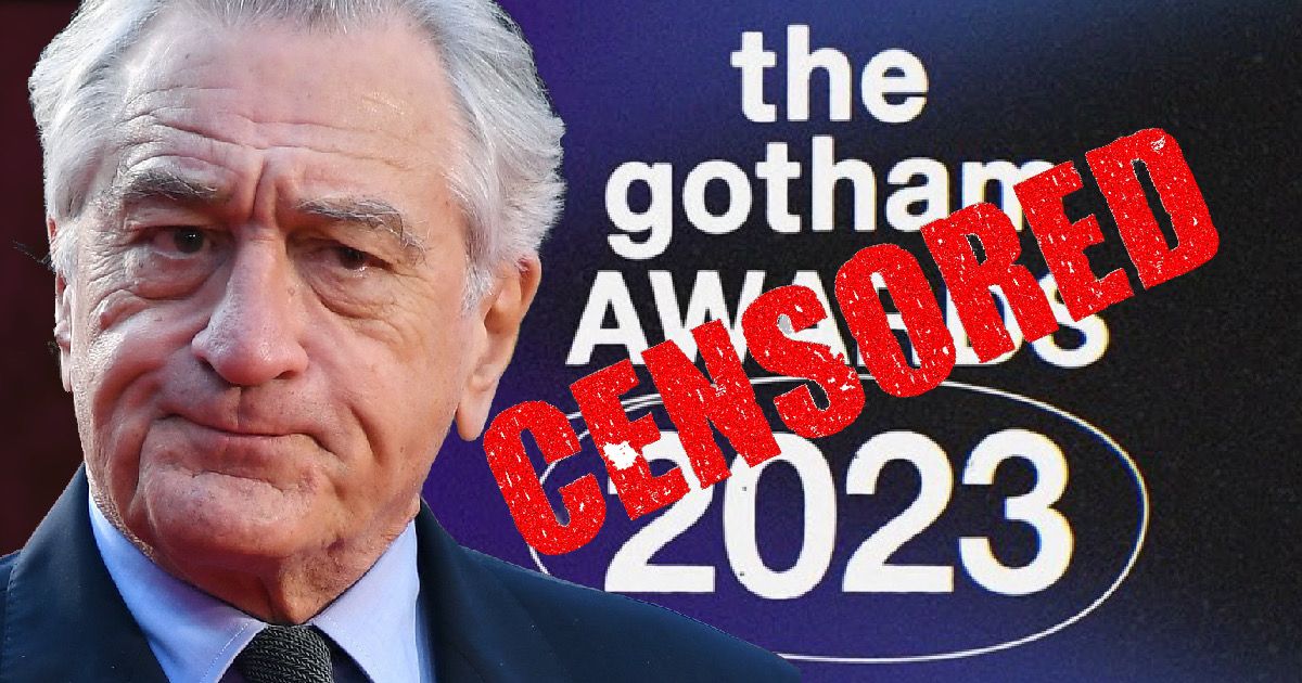 Robert De Niro Upset At Apple Producers For Censoring His Anti-Trump Speech at The Gotham Awards 2023