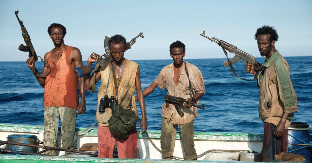 Pirates in Captain Phillips