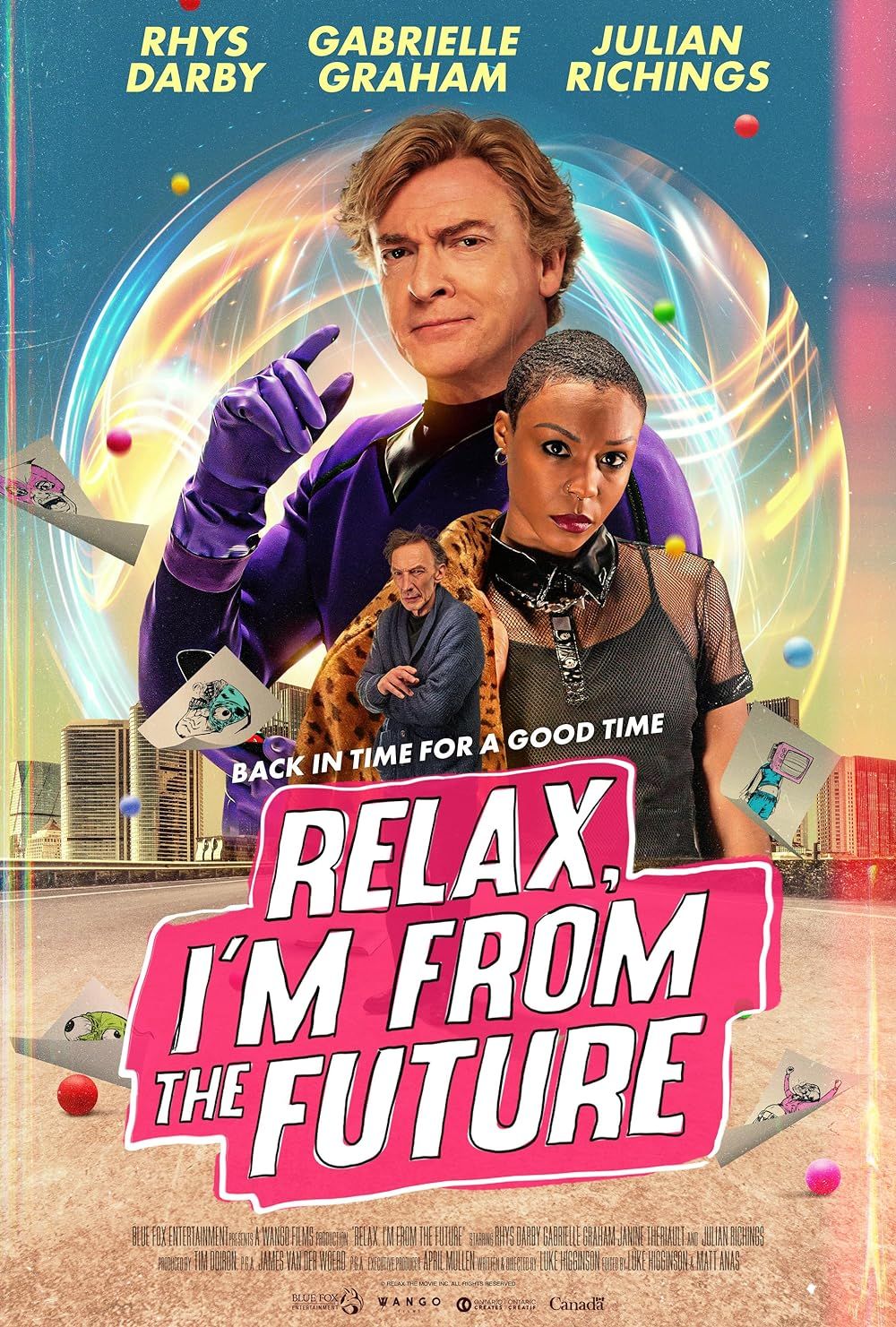 Relax I'm From the Future Poster