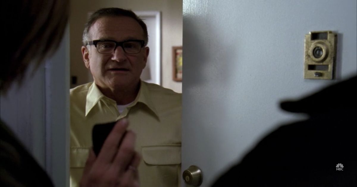 Robin Williams as Merritt Rook in Law and Order SVU Authority