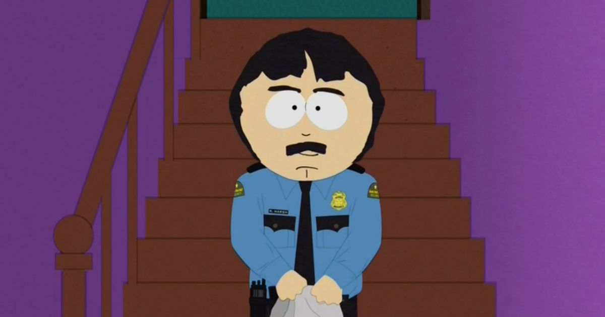 South Park Black Friday Randy is dressed to be a mall cop for Black Friday
