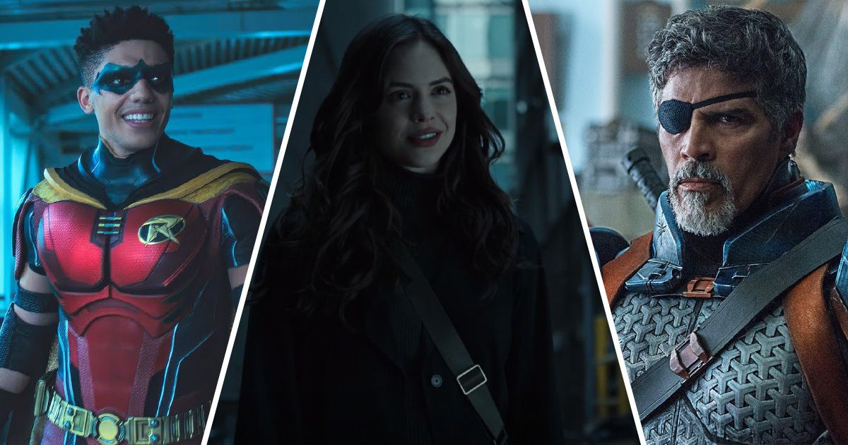 Tim Drake, Donna Troy, and Slade Wilson from DC's Titans show (2018-2023)
