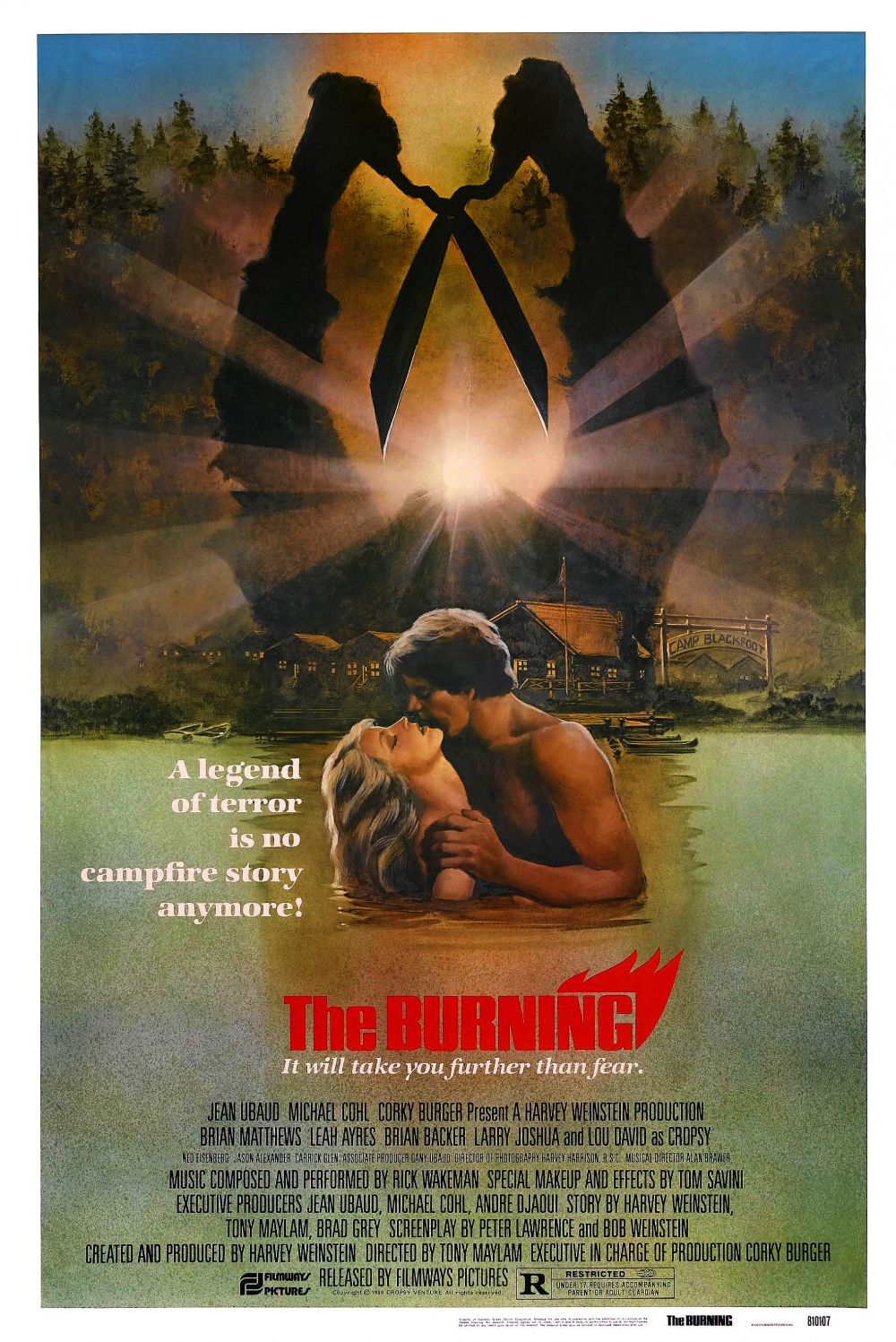 The Burning (1981) poster