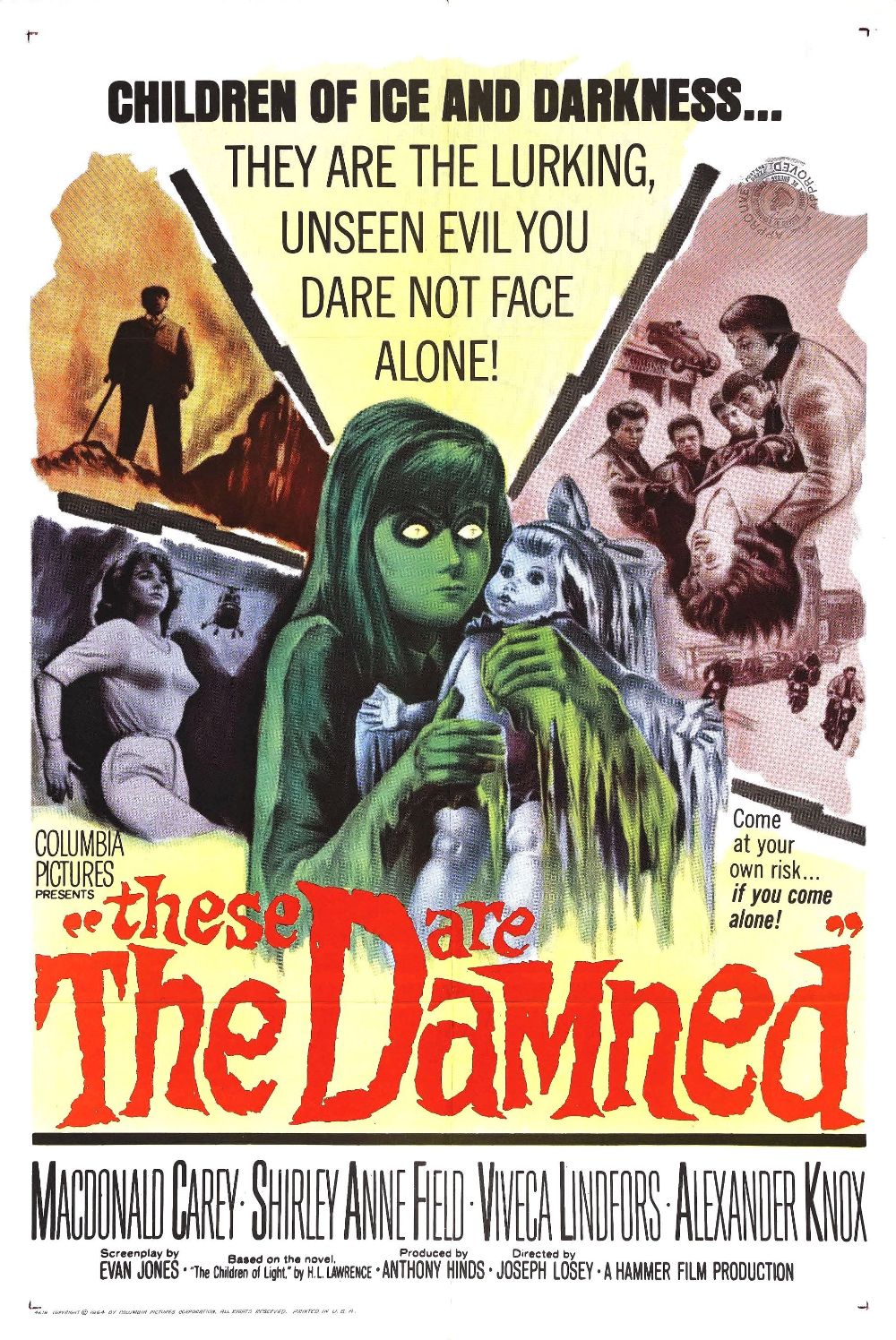 The Damned 1962 poster