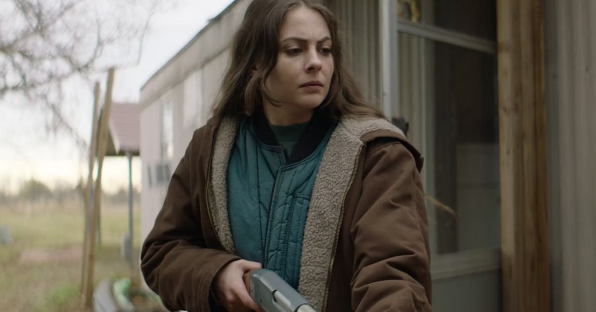 The Dirty South movie featuring Willa with a gun
