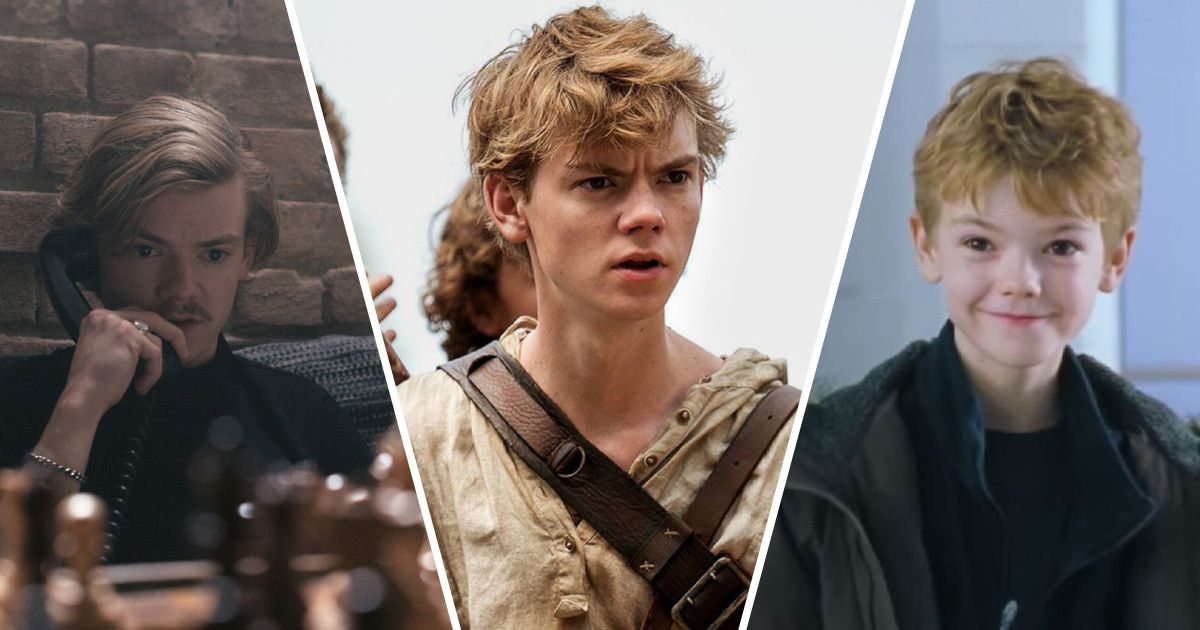 Thomas Brodie-Sangster in The Queen's Gambit, The Maze Runner, and Love Actually