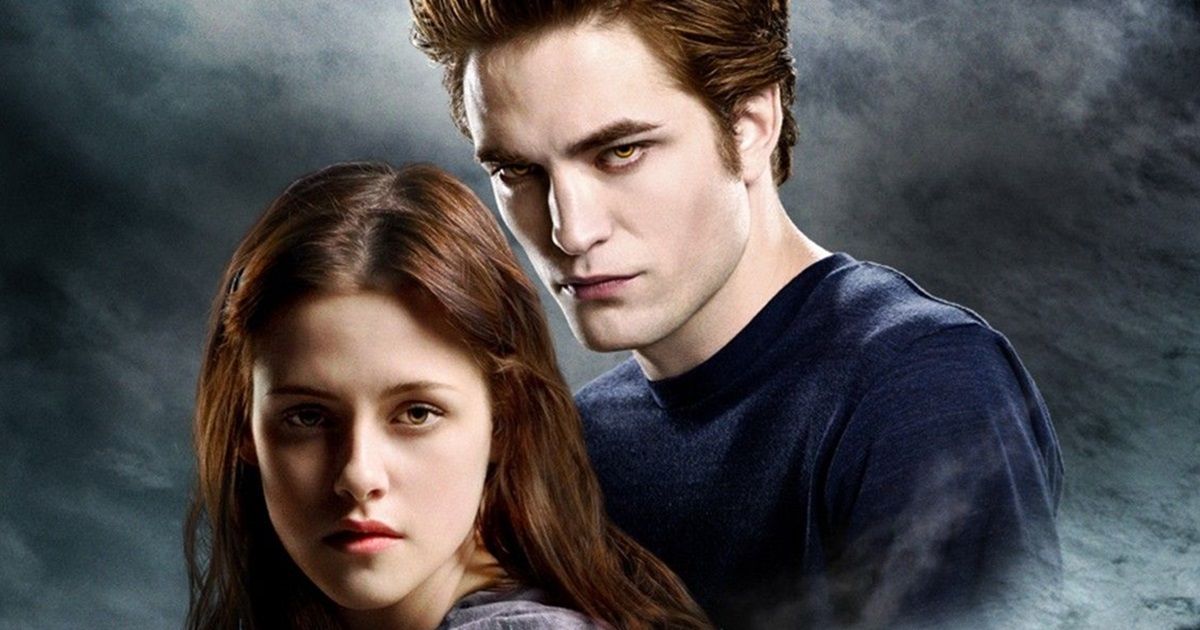 Bella and Edward in Twilight.
