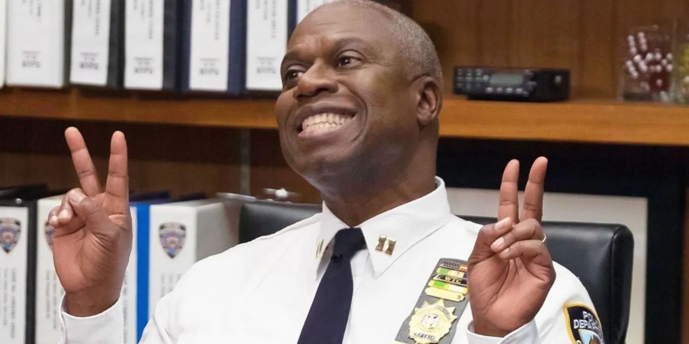 Andre Braugher as Captain Holt in Brooklyn Ine Nine. Rest in peace