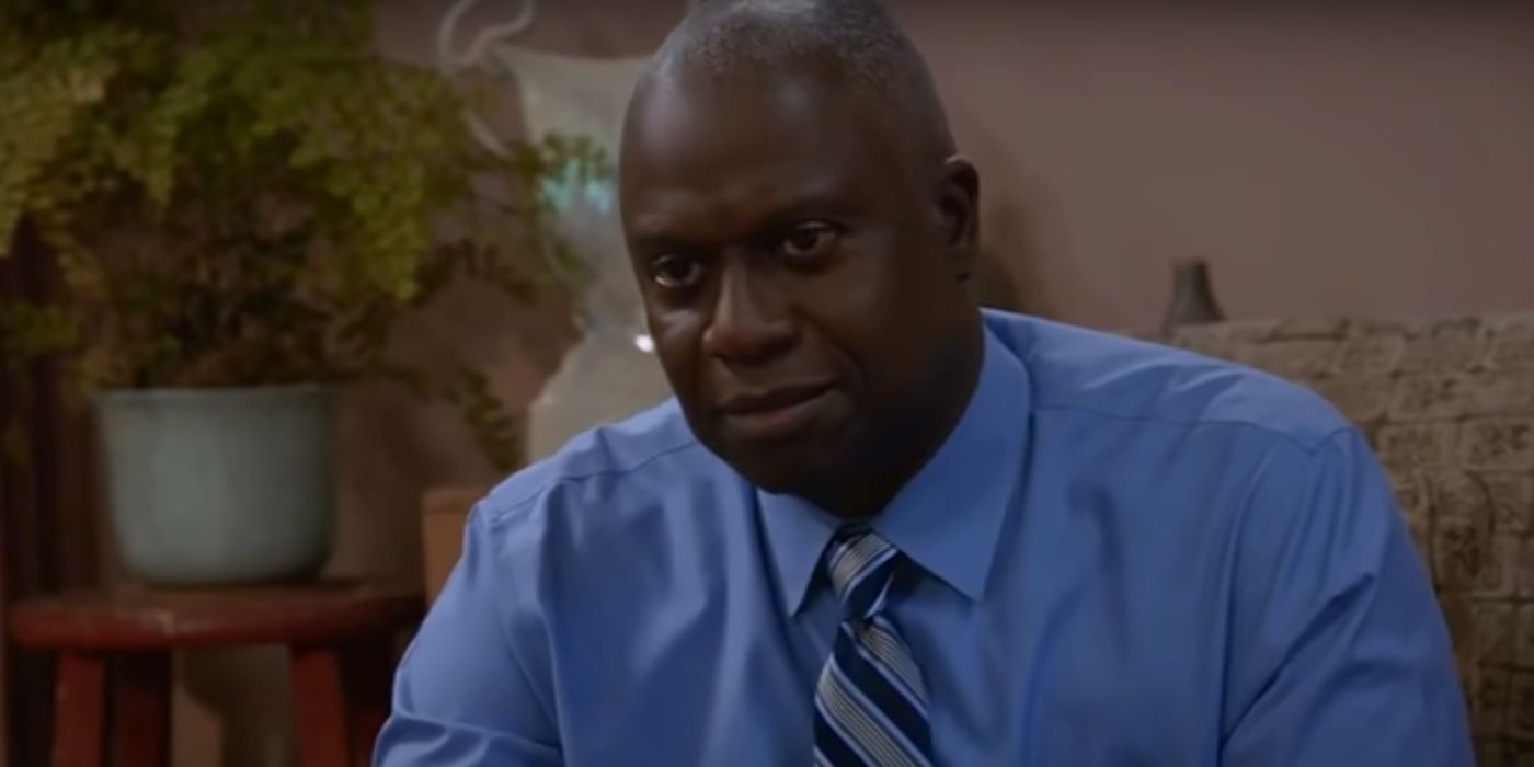 Raymond Holt Heavy Breast GIF - Raymond Holt Heavy Breast Captain