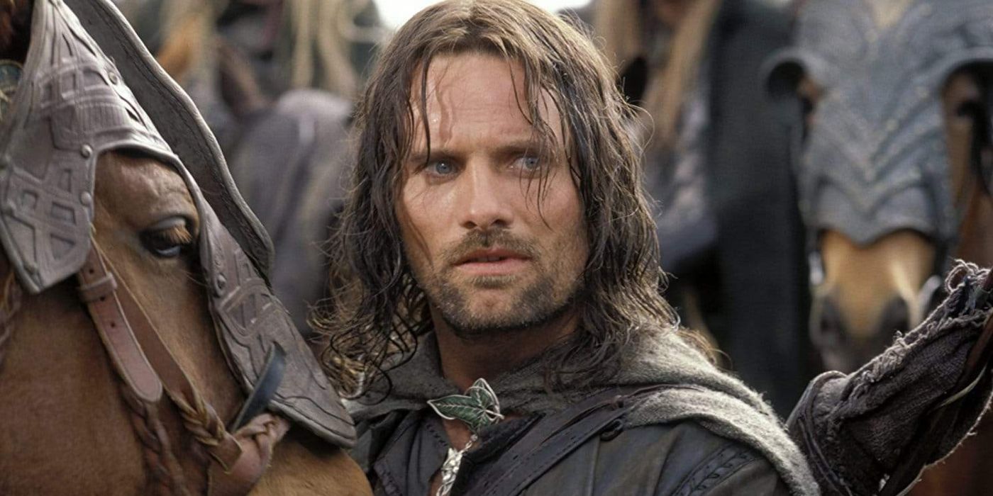 Viggo Mortensen as Aragorn in The Lord Of The Rings: The Two Towers