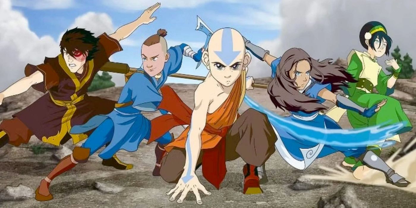 Avatar The Last Airbender_ Zuko, Sokka, Aang, Katara, and Toph