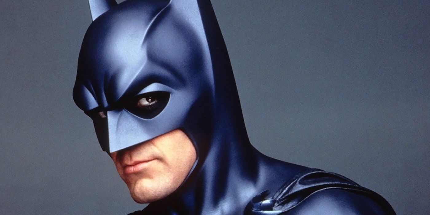 George Clooney as Bruce Wayne, aka Batman in Batman & Robin.