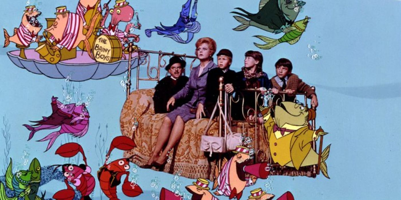 A still of a scene from Bedknobs and Broomsticks