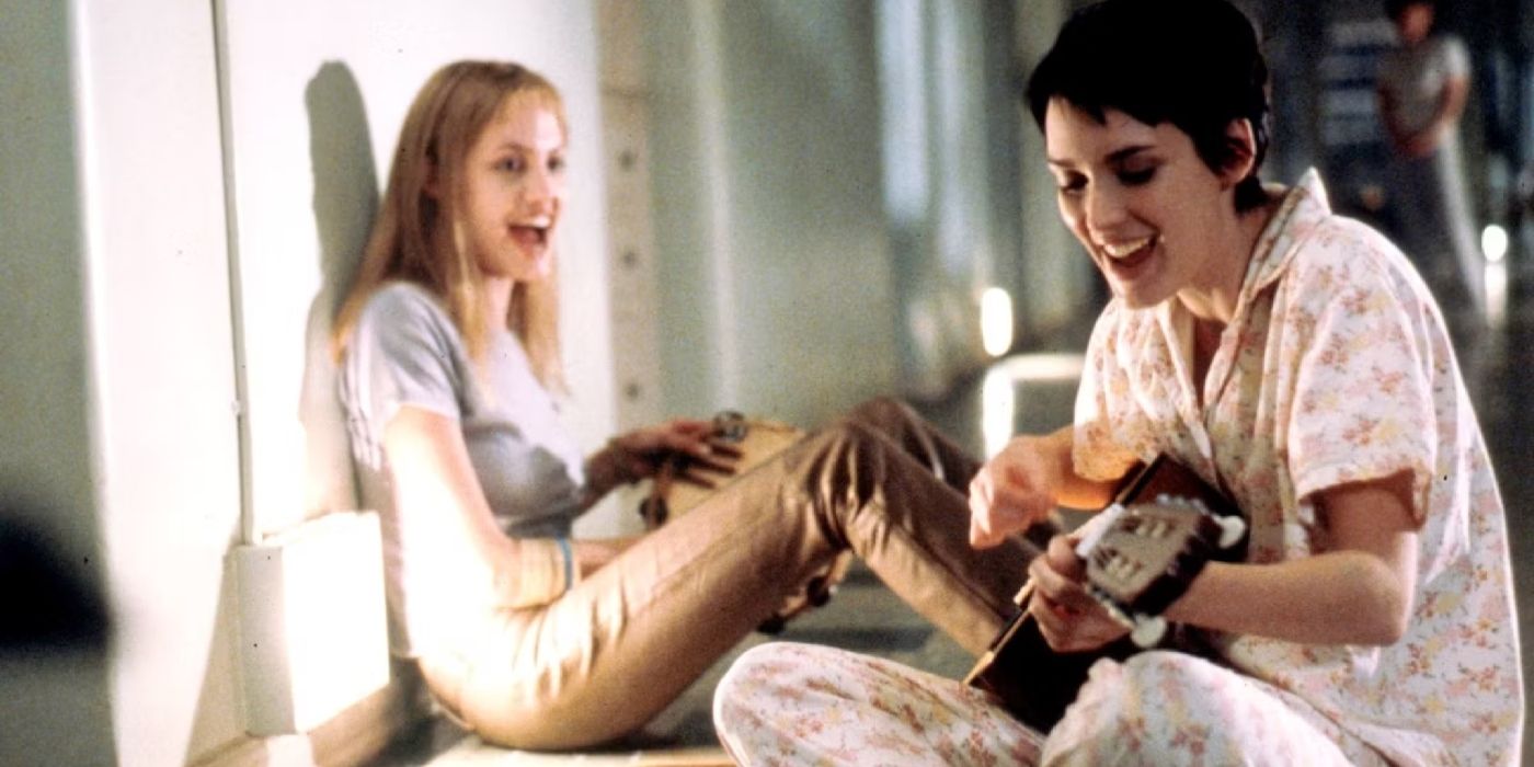 Ryder and Jolie in scene from Girl, Interrupted 