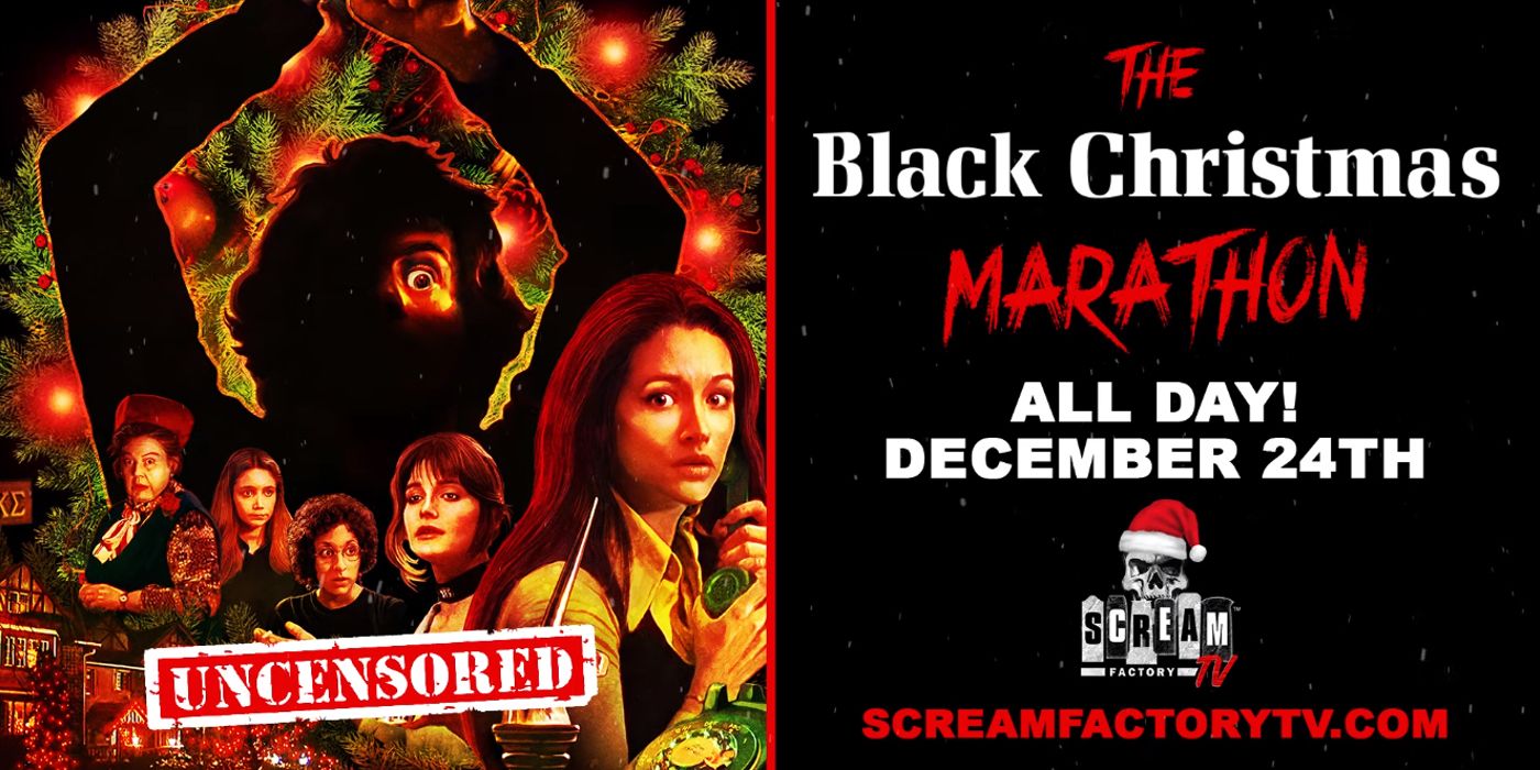 Black Christmas 24 horas Maratona Scream Factory TV