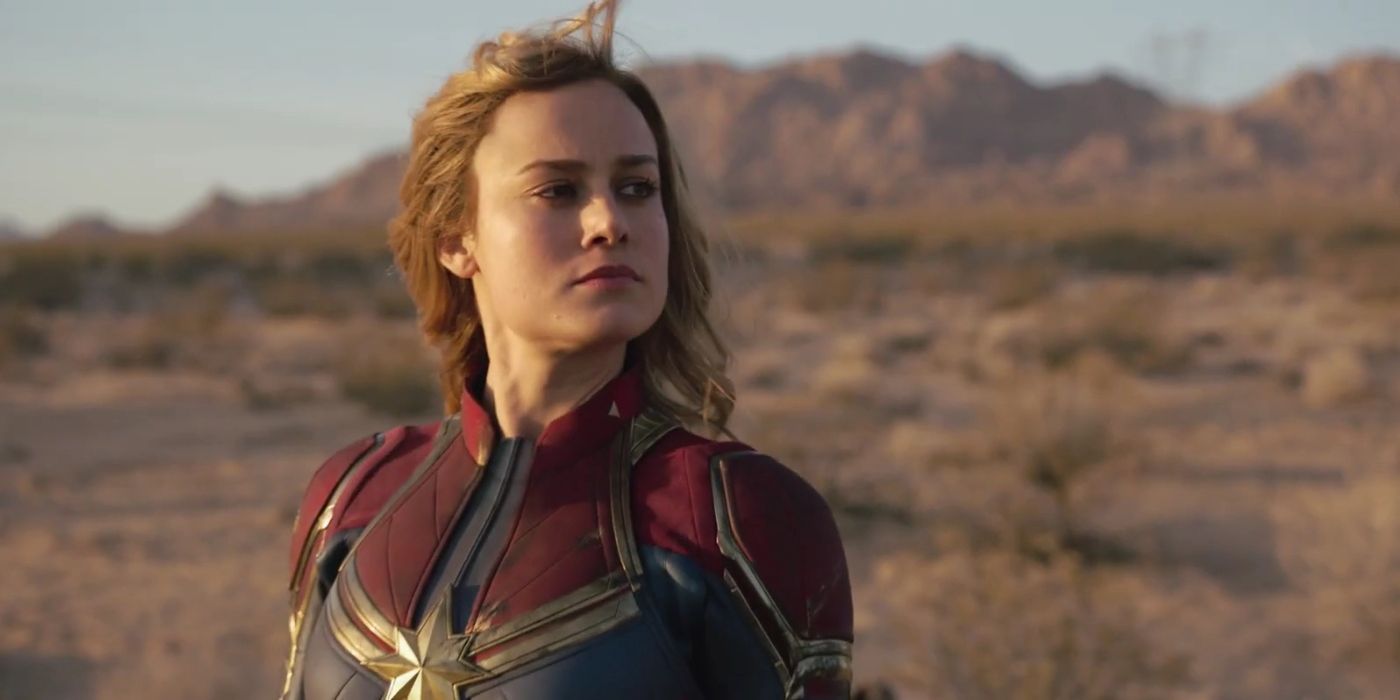 Brie Larson as Carol Danversl in Captain Marvel