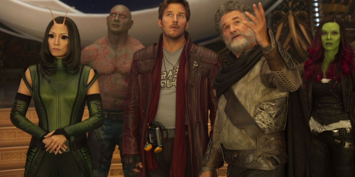 Ego showing the guardians something in Guardians of the Galaxy Vol 2