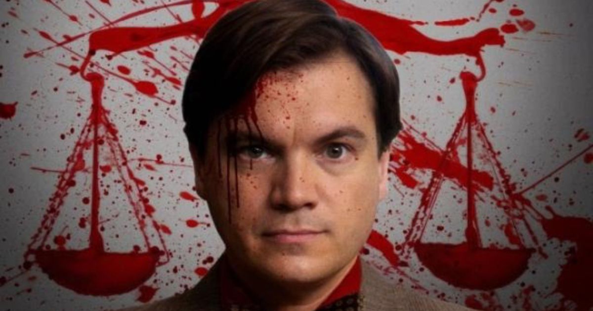 Emile Hirsch in Walden with scales of justice in blood