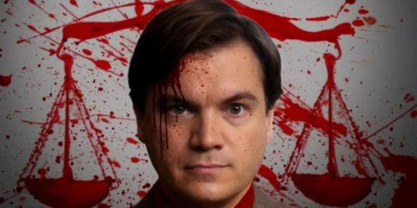 Emile Hirsch in Walden with scales of justice out of blood