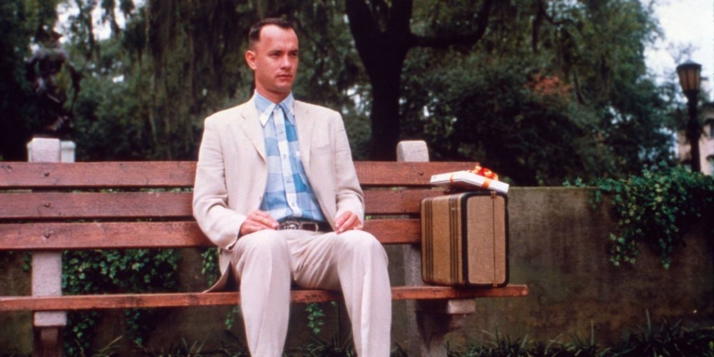 Forrest Gump on his bench