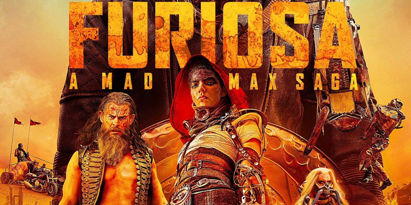 Furiosa A Mad Max Saga poster shows Anya Taylor-Joy and Chris Hemsworth