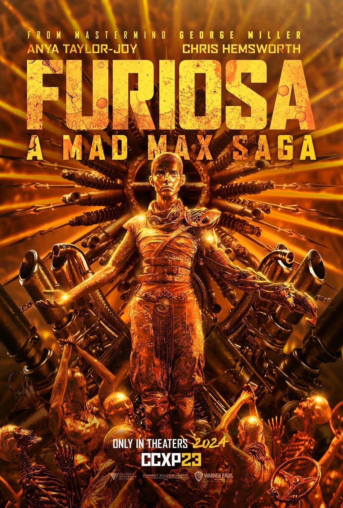 Furiosa A Mad Max Saga Releases Epic New Poster; Chris Hemsworth