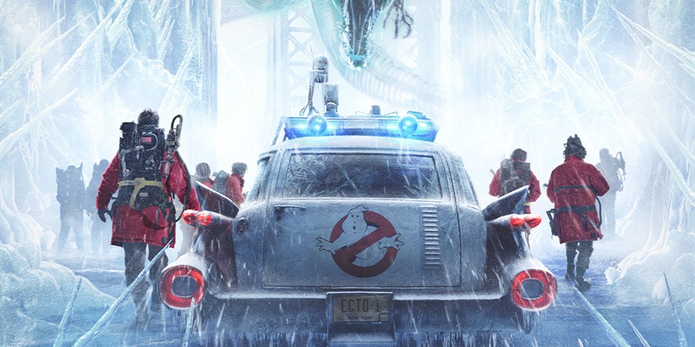 Ghostbusters old and new tackle a new Ice Age on the new poster for Ghostbusters: Frozen Empire.