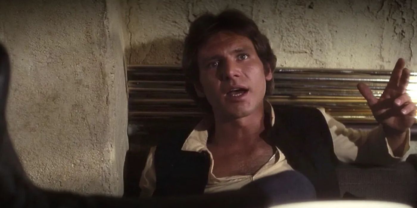 Harrison Ford as Han Solo in A New Hope