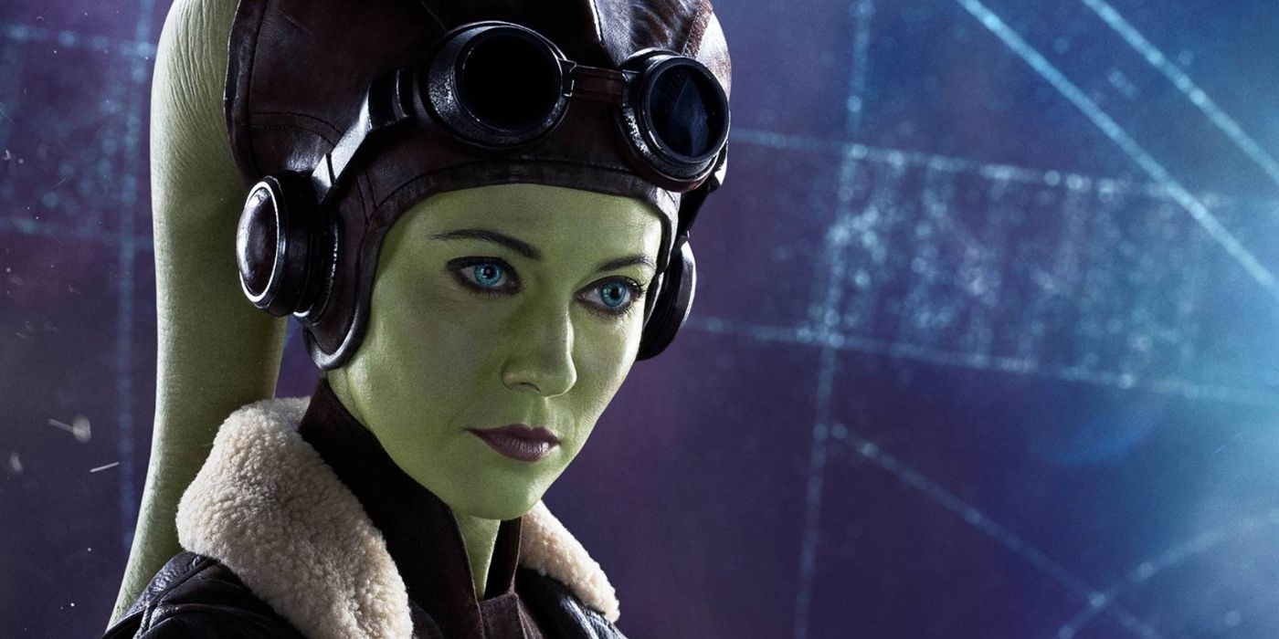 Mary Elizabeth Winstead as Hera Syndulla on a poster for the Ahsoka Star Wars Disney Plus Series