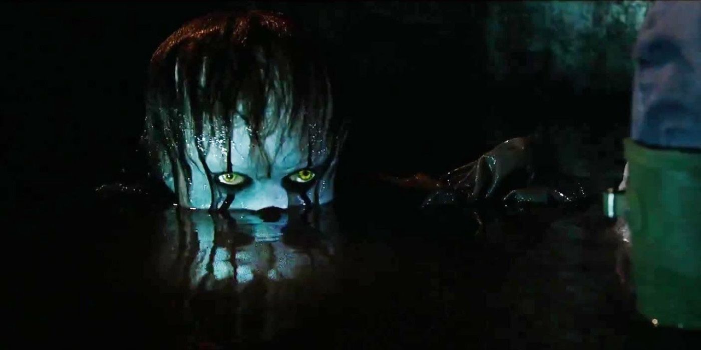 Pennywise The Clown lurking at the surface of the water